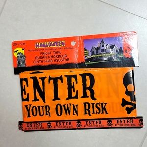 Halloween Fright Tape Decorations